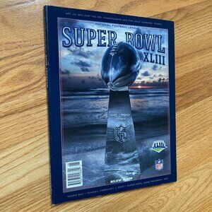 2009 Super Bowl XLIII Game Program
